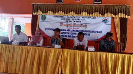 Rembuk Stunting dan Musyawarah RKPDesa TA 2023  Di Gelar Oleh Pemerintah Desa Terbis